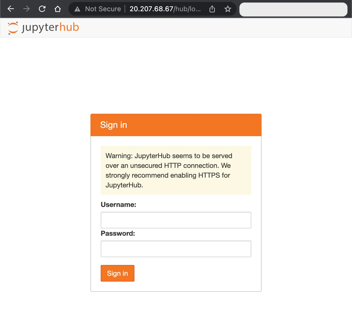 Access JupyterHub