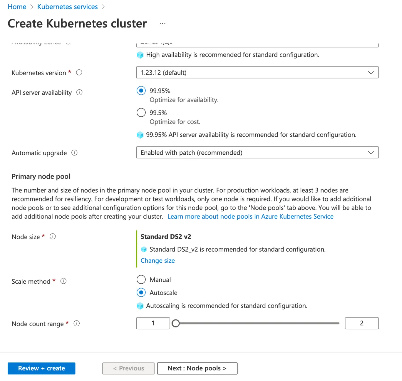 K8 Cluster Configuration 2