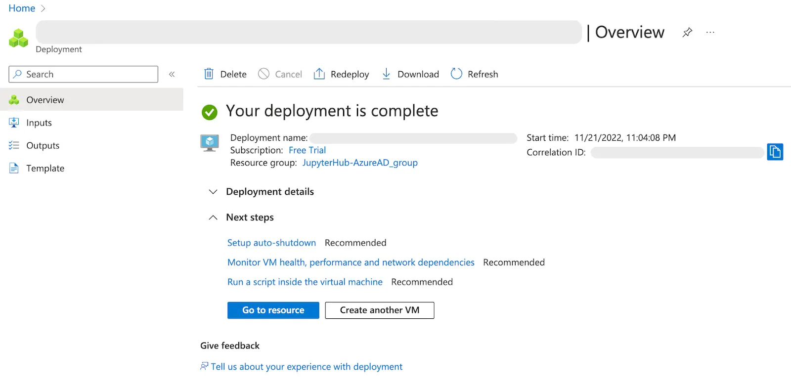 Virtual Machine Configuration