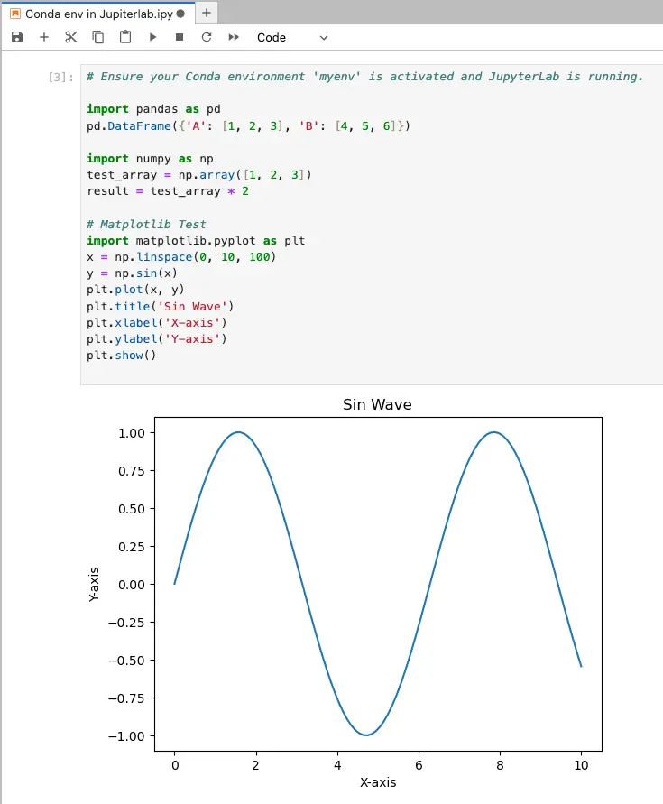 Conda Environment in Jupyter Lab