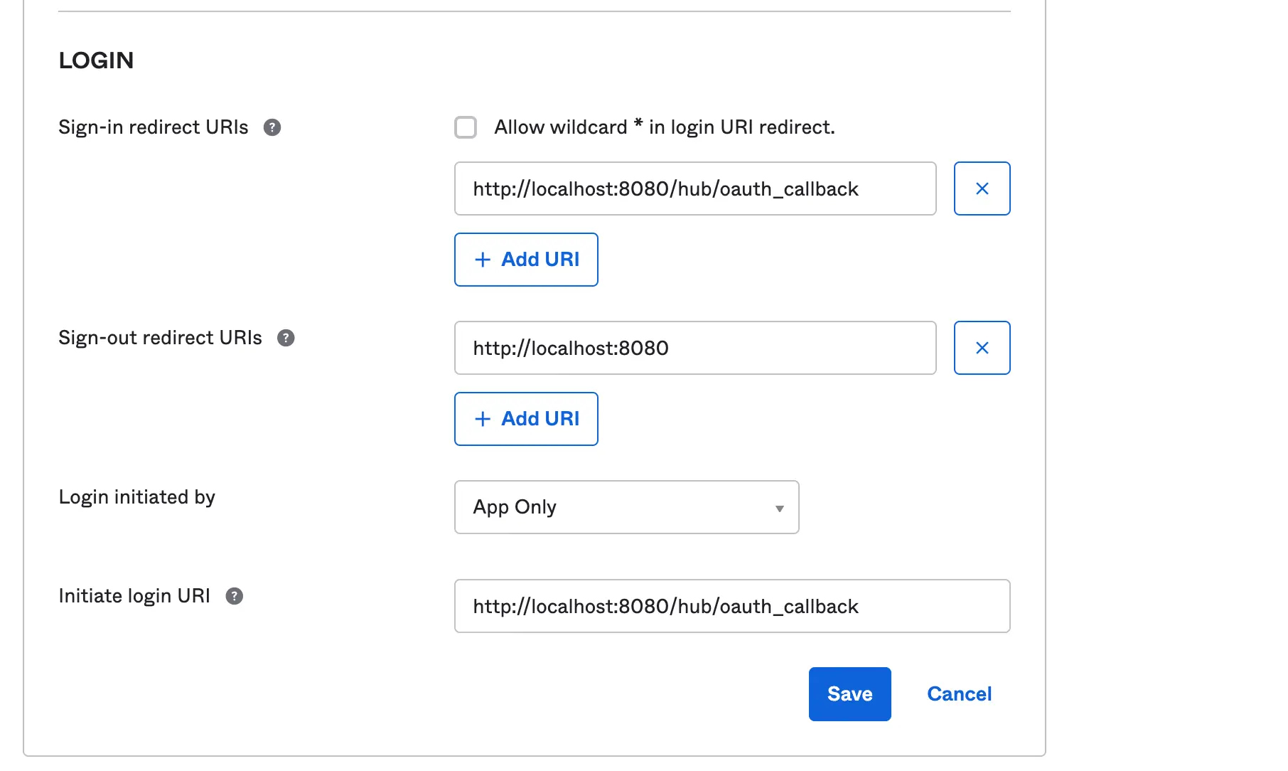 Create a new app integration 4 - Okta