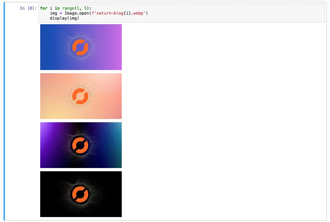 Display Multiple Images Jupyter