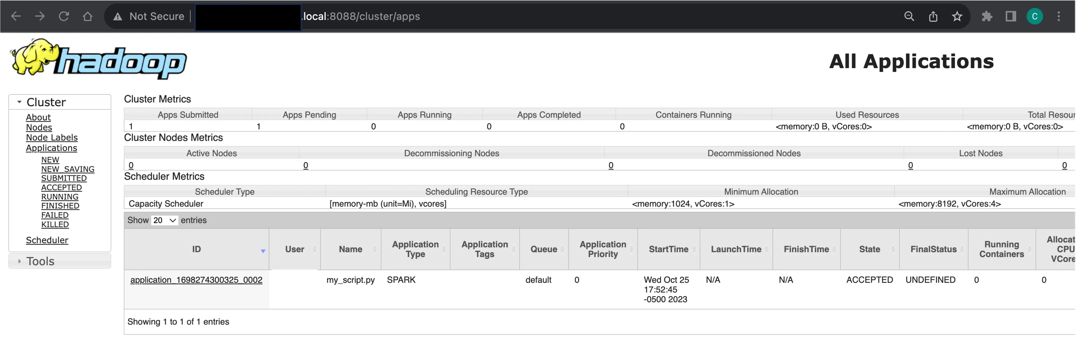 Hadoop Web