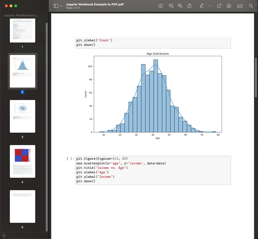 Jupyter Notebook PDF