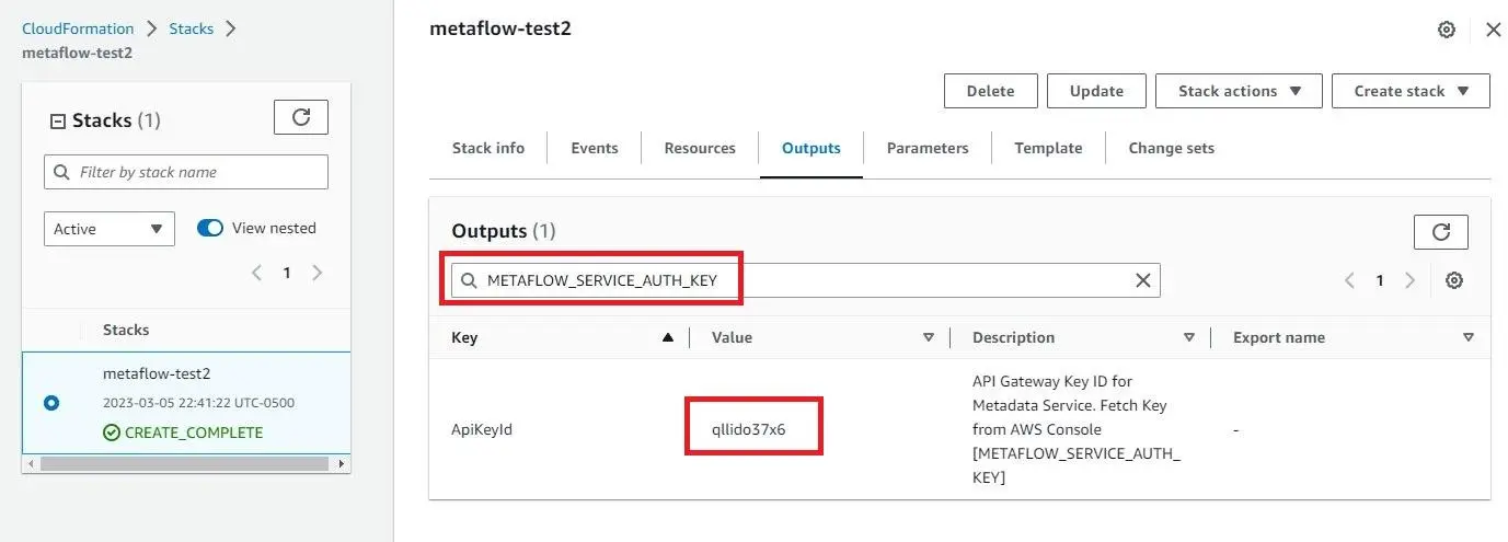 Meta Flow Test Key 2