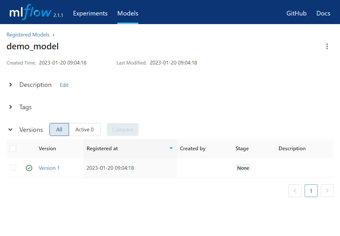 Set Production Model - MLFlow