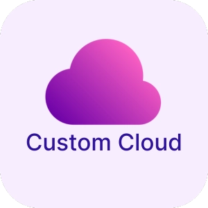 custom cloud logo